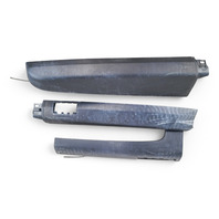 Honda Element 05-11 Roof Panel Molding Right/Passenger Set of 3 Black 75210-SCV-A01ZC, E029, OEM, 2005, 2006, 2007, 2008, 2009, 2010, 2011