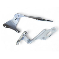 Honda Element 03-11 Hood Hinges Left/Right Grey Set, E029, OEM, 2003, 2004, 2005, 2006, 2007, 2008, 2009, 2010, 2011