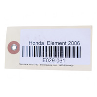 Honda Element 03-11 Windshield Washer Tank Bottle w/Pump, 76840-SCV-A01, E029, OEM, 2003, 2004, 2005, 2006, 2007, 2008, 2009, 2010, 2011