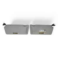 Honda Element 03-06 Sun Shade Visor Sunvisor Left/Right Set Gray, E029, OEM, 2003, 2004, 2005, 2006