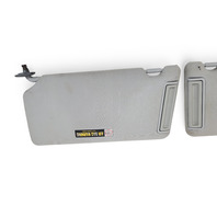 Honda Element 03-06 Sun Shade Visor Sunvisor Left/Right Set Gray, E029, OEM, 2003, 2004, 2005, 2006