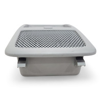 Honda Element 03-08 Overhead Console Map Light Panel Gray 83255-SCV-A01ZA, E029, OEM, 2003, 2004, 2005, 2006, 2007, 2008