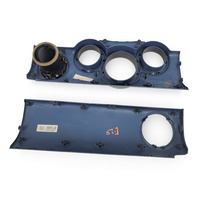 Honda Element 03-06 Instrument Speedometer Bezel Panel Trim Blue, 77106-SCV-A01ZA, E029, OEM, 2003, 2004, 2005, 2006