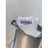 Honda CR-Z CRZ 11-16 Fender Front Left/Driver Side, Silver Metallic, 60260-SZT-G90ZZ, E030, OEM, 2011, 2012, 2013, 2014, 2015, 2016