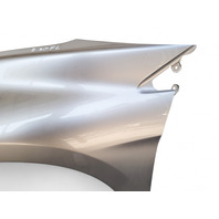 Honda CR-Z CRZ 11-16 Fender Front Left/Driver Side, Silver Metallic, 60260-SZT-G90ZZ, E030, OEM, 2011, 2012, 2013, 2014, 2015, 2016
