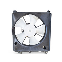 Honda CR-Z CRZ 11-16 A/C Radiator Cooling Fan Set w/ Shroud, E030, OEM, 2011, 2012, 2013, 2014, 2015, 2016