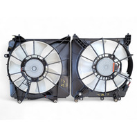 Honda CR-Z CRZ 11-16 A/C Radiator Cooling Fan Set w/ Shroud, E030, OEM, 2011, 2012, 2013, 2014, 2015, 2016