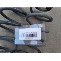 Honda CR-Z CRZ 11-12 Rear Coil Springs Set (2), 52441-SZT-A01, E030, OEM, 2011, 2012
