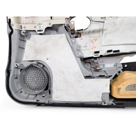 Honda CR-Z CRZ 11-12 Front Door Panel Lining Left/Passenger Black/Gray, 83550-SZT-A12ZA, E030, OEM, 2011, 2012