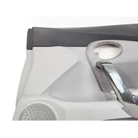 Honda CR-Z CRZ 11 Front Door Panel Lining Right/Passenger Black/Gray, 83500-SZT-A11, E030, OEM, 2011