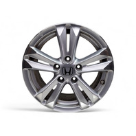 Honda CR-Z CRZ 11-12 Alloy Wheel 10 Spoke 16x6, #4, 42700-SZT-A91, E030, OEM, 2011, 2012