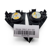 Honda CR-Z CRZ 11-16 Front Door Tweeter Speaker Right/Left Set 77130-SZT-G01ZA, E030, OEM, 2011, 2012, 2013, 2014, 2015, 2016