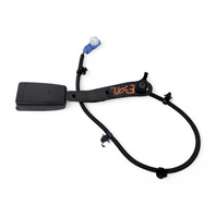 Honda CR-Z CRZ 11-16 Seat Seatbelt Buckle Front Left/Driver Black, 04816-SZT-A01, E030, OEM, 2011, 2012, 2013, 2014, 2015, 2016