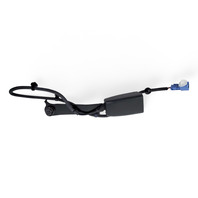 Honda CR-Z CRZ 11-16 Seat Seatbelt Buckle Front Left/Driver Black, 04816-SZT-A01, E030, OEM, 2011, 2012, 2013, 2014, 2015, 2016