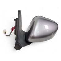 Honda CR-Z CRZ 11-12 Side View Mirror Left/Driver Gray 76250-SZT-306ZC, E030, OEM, 2011, 2012