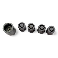 Honda CR-Z CRZ 11-16 Wheel Lock Lug Nut, Nuts, Bolt Set Black, 08W42-SCV-101, E030, OEM, 2011, 2012, 2013, 2014, 2015, 2016