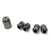 Honda CR-Z CRZ 11-16 Wheel Lock Lug Nut, Nuts, Bolt Set Black, 08W42-SCV-101, E030, OEM, 2011, 2012, 2013, 2014, 2015, 2016