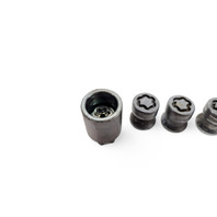 Honda CR-Z CRZ 11-16 Wheel Lock Lug Nut, Nuts, Bolt Set Black, 08W42-SCV-101, E030, OEM, 2011, 2012, 2013, 2014, 2015, 2016