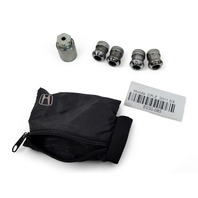 Honda CR-Z CRZ 11-16 Wheel Lock Lug Nut, Nuts, Bolt Set Black, 08W42-SCV-101, E030, OEM, 2011, 2012, 2013, 2014, 2015, 2016