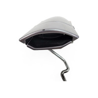 Honda CR-Z CRZ 11-15 Exterior Door Handle Front Right/Passenger Grey, 72141-SZT-G01ZD, E030, OEM, 2011, 2012, 2013, 2014, 2015