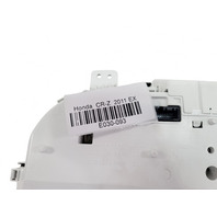 Honda CR-Z CRZ 11 Speedometer Cluster Assembly A/T 177K, 78100-SZT-A11, E030, OEM, 2011