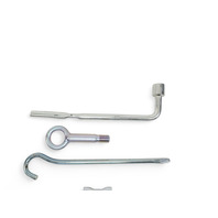 Honda CR-Z CRZ 11-16 Spare Tire Tool Kit Jack Set, 89310-S5A-013, E030, OEM, 2011, 2012, 2013, 2014, 2015, 2016