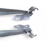 Honda CR-Z CRZ 11-16 Hood Hinges Left/Right Set GRAY, 60120-SZT-G00, E030, OEM, 2011, 2012, 2013, 2014, 2015, 2016