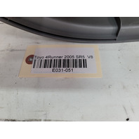 Toyota 4Runner 03-06 Door Panel, Rear Left Driver Side, Gray 67640-35780-B0, E031, OEM, 2003, 2004, 2005, 2006