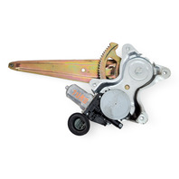Toyota 4Runner 03-09 Window Regulator w/Motor Rear Left 69804-35080, E031, OEM, 2003, 2004, 2005, 2006, 2007, 2008, 2009