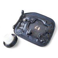 Toyota 4Runner 03-09 Fuel Filler Gas Lid Door Black, 77350-35050, E031, OEM, 2003, 2004, 2005, 2006