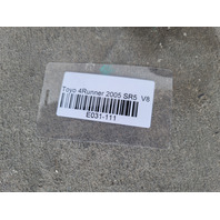 Toyota 4Runner 03-09 Rear Exhaust Muffler Pipe 8 Cylinder V8 17430-50220, E031, OEM, 2003, 2004, 2005, 2006, 2007, 2008, 2009