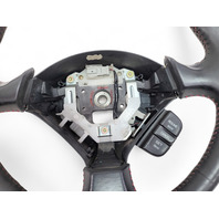 Honda Civic Si 02-05 Wheel w/Controls Black 78501-S6M-A91ZC, E032, OEM, 2002, 2003, 2004, 2005