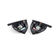 Honda Civic Si 02-05 Tweeter Audio Speaker Left/Right Set w/Cover 39120-MCA-S41, E032, OEM, 2002, 2003, 2004, 2005