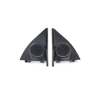 Honda Civic Si 02-05 Tweeter Audio Speaker Left/Right Set w/Cover 39120-MCA-S41, E032, OEM, 2002, 2003, 2004, 2005