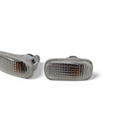 Honda Civic Si 02-05 Front Side Turn Signal Marker Right & Left Set 34301-S5H-T02, E032, OEM, 2002, 2003, 2004, 2005