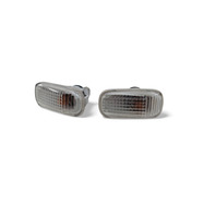 Honda Civic Si 02-05 Front Side Turn Signal Marker Right & Left Set 34301-S5H-T02, E032, OEM, 2002, 2003, 2004, 2005