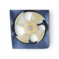 Honda Civic SI 02-05 Condenser Radiator Cooling Fan Set w/ Shroud, 38616-PRA-005, E032, OEM, 2002, 2003, 2004, 2005