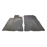 Honda Civic Si 04-05 Front Floor Mats 2 Piece Set Black, 83601-S5T-A00ZA, E032, OEM, 2004, 2005