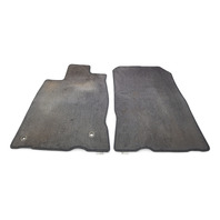 Honda Civic Si 04-05 Front Floor Mats 2 Piece Set Black, 83601-S5T-A00ZA, E032, OEM, 2004, 2005