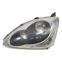 Honda Civic Si 04-05 Headlight Head Light Lamp Left/Driver 33151-S5T-A41, E032, OEM, 2004, 2005
