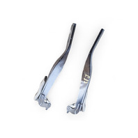 Honda CR-Z CRZ 11-16 Hood Hinges Left/Right Set Black, 60120-SZT-G00ZZ, E033, OEM, 2011, 2012, 2013, 2014, 2015, 2016