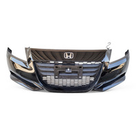 Honda CR-Z CRZ 11-12 Front Bumper Cover Assembly Black, 04711-SZT-A90ZZ, E033, OEM, 2011, 2012