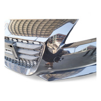 Honda CR-Z CRZ 11-12 Front Bumper Cover Assembly Black, 04711-SZT-A90ZZ, E033, OEM, 2011, 2012