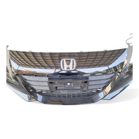 Honda CR-Z CRZ 11-12 Front Bumper Cover Assembly Black, 04711-SZT-A90ZZ, E033, OEM, 2011, 2012