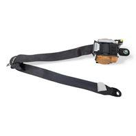Honda CR-Z CRZ 12-16 Seat Belt Front Left/Driver Dark Gray 04818-SZT-A01ZC, E033, OEM, 2012, 2013, 2014, 2015, 2016