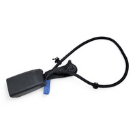 Honda CR-Z CRZ 11-16 Seat Seatbelt Buckle Front Right/Passenger Black 04813-SZT-A00ZA, E033, OEM, 2011, 2012, 2013, 2014, 2015, 2016
