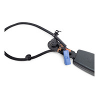 Honda CR-Z CRZ 11-16 Seat Seatbelt Buckle Front Right/Passenger Black 04813-SZT-A00ZA, E033, OEM, 2011, 2012, 2013, 2014, 2015, 2016