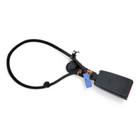 Honda CR-Z CRZ 11-16 Seat Seatbelt Buckle Front Right/Passenger Black 04813-SZT-A00ZA, E033, OEM, 2011, 2012, 2013, 2014, 2015, 2016