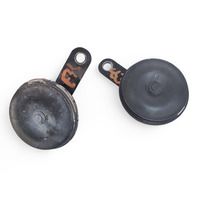 Honda CR-Z CRZ 11-16 High/Low Note Pitch Horn Signal Set, E033, OEM, 2011, 2012, 2013, 2014, 2015, 2016