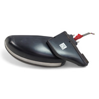 Honda CR-Z CRZ 11-12 Side View Mirror Left/Driver Black, 76250-SZT-305ZD, E033, OEM, 2011, 2012